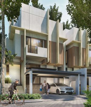 Rumah dengan Multi Sky Balcony di The Blizfield