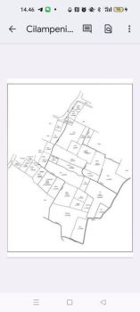 Di jual cepat tanah di bojong salak luas 41.960 m