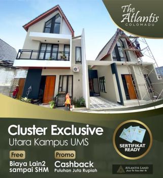 (RUMAH DI COLOMADU 2 LANTAI PROMO AHIR TAHUN HARGA DI JURANG)