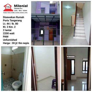 Disewakan Rumah Minimalis Poris Tangerang