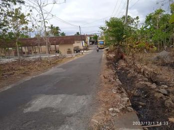Tanah SHMP 200m2 di pinggir jalan Apal, Cocok untuk Usaha