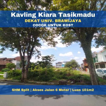 Kavling Murah Kawasan Strategis Kota Malang, Ready SHM Per Split