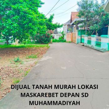 Dijual tanah murah lokasi km 10 maskarabet depan sd muhammadiyah 20