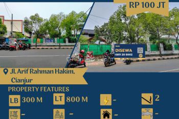 Disewa Bangunan 2 Lantai di Tengah Kota Cianjur