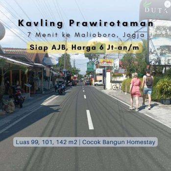 5 Jt-an, Tanah Prawirotaman: Lokasi Strategis