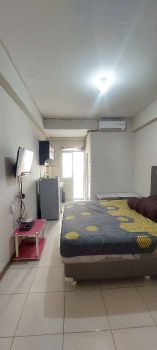 Disewakan Unit Type Studio Perbulan Furnish View Swimming Pool