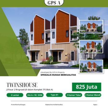 Townhouse exclusive hanya 2 unit dkt pusat kuliner ringroad
