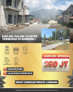 Kavling 200 Jutaan Dekat Cimahi Lembang SHM