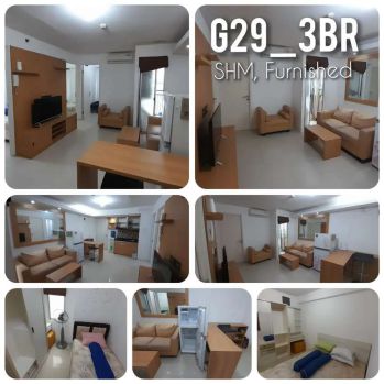 Jual 3BR SHM apartemen Bassura City Furnished siap huni