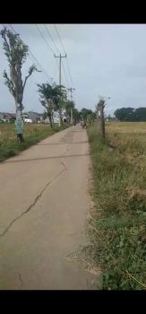 dijual tanah sawah 5hk zonah kuning/ untuk prumahan subsidi/kapling