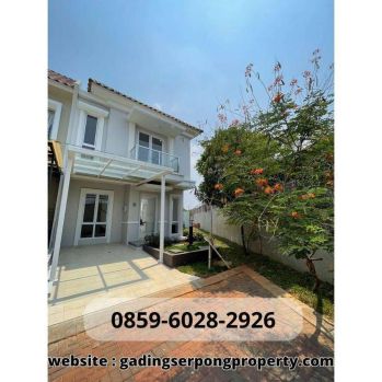 Rumah Furnish 6x12 Hoek Carillo Residence Gading Serpong