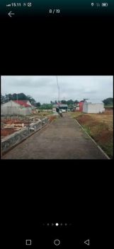 Tanah kavling 150 jt an sudah terima pecah SHM row jln 4 meter