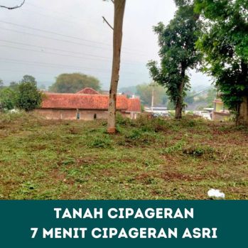 Tanah Cimahi Utara 7 Menit Jalan Cipageran Cocok Bangun Rumah