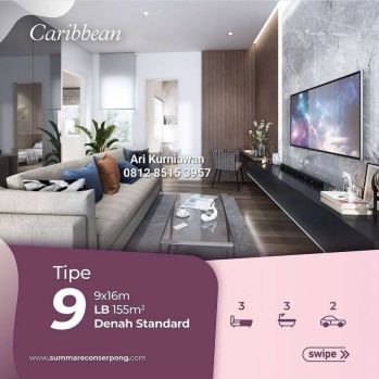 Rumah siap huni STROZZI!! Last phase premium & terbaik dr summarecon