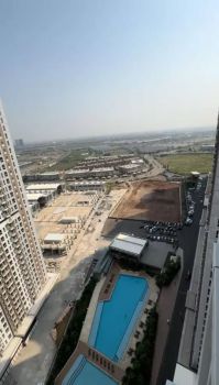 termurah sewa apartemen studio tokyo pik2 view kolam furnish