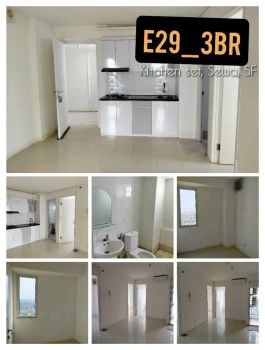 Sewa 3BR semi furnished ada kitchen set apartemen Bassura City