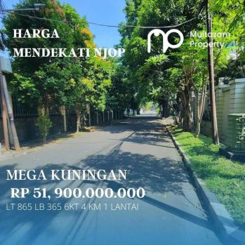 Dijual rumah mewah harga njop di mega kuningan jakarta