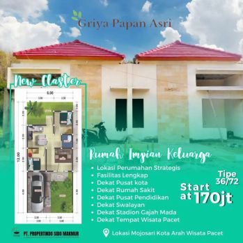 Griya Papan Asri Mojosari Siap Bangun & Promo Akhir Tahun