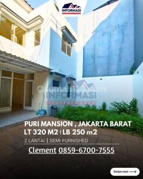 Rumah Lokasi Bagus Dan Sangat Strategis di Puri Mansion Jakarta Barat