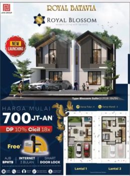 royal Batavia premium cluster blossom bebas biaya surat