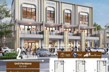 Ruko baru di illago gading serpong di jual hanya 2man