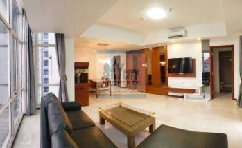 DISEWAKAN 3 BR FULL FURNISHED ROYAL MEDITERANIA GARDEN SIAP HUNI