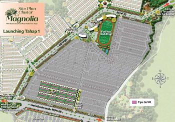 Dijual Rumah 1 Lantai di Cluster Magnolia Bogor