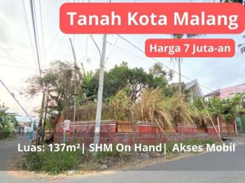 Tanah Kota Malang, Siap Bangun Kos, Dekat Kampus UM, Kota Malang LM19