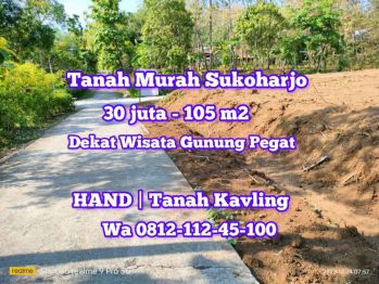 DIBUKA KAVLING BULU SUKOHARJO L 100m 30 JT AN