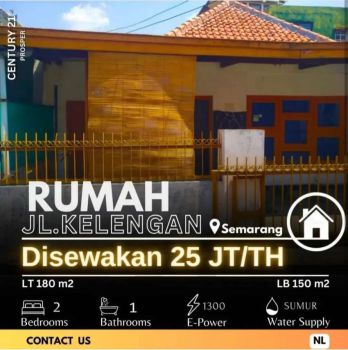 DISEWAKAN RUMAH DI KELENGAN 25JT/TH