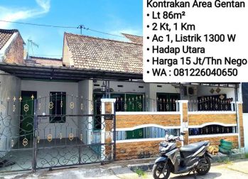 Kontrakan Area Gentan, Dekat Luwes Gentan, Laweyan, Solo Baru