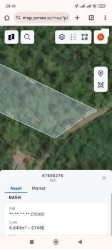 tanah kebun 66 are lokasi mendoyo