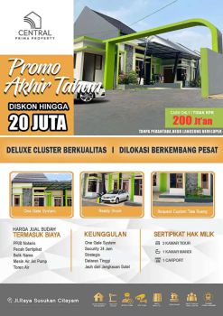 Rumah diskon akhir tahun
