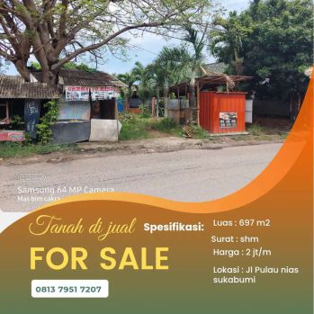 Tanah di jual di sukabumi bandar lampung