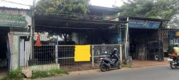 JUAL CEPAT Tanah Bekas Usaha Tepi Jalan Ramai Strategis Tapos