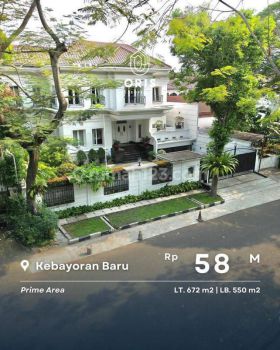 Rumah Kebayoran Baru Dijual Murah Prime Area Dekat Taman