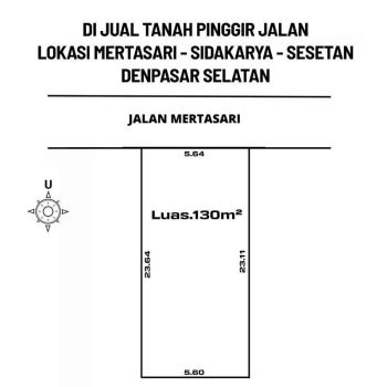 d jual tanah d pinggir jalan sidakarya