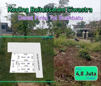 Area Jl. Terusan Buah Batu Kapling Legalitas SHM