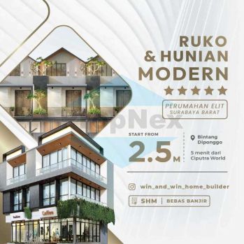 Dijual Ruko 3 lantai Surabaya barat