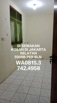 Di sewakan kosan kost kontrakan jaksel