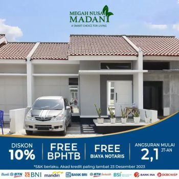 Rumah Tipe 40 Megah Nusa Madani