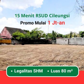Murah Mulai 1 Jt-an Tanah Free SHM Dekat RSUD Cileungsi.
