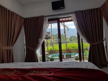 Full Furnish Villa Aktif Dekat Borobudur, View Bukit Menoreh