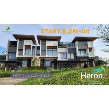 Rumah Mewah Cluster Heron an split level 2, 5 lantai di Gading Serpong