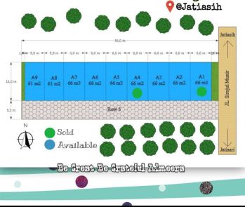 Dijual Rumah Dlm cluster 600jutaan deket tol jatiasih