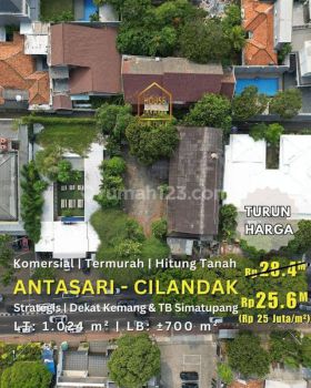 Tanah di Antasari, Jakarta Selatan SHM 1.024 m²