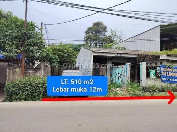 Tanah 510 m2 Premium pinggir jalan raya Legok
