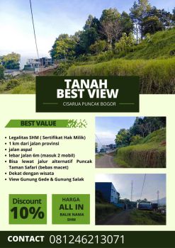 Sell Tanah: sale, diskon 10%