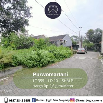 Tanah Pekarangan 2 Jutaan Strategis Di Jalan Purwomartani Kalasan