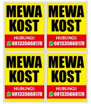 Kos Pekerja dan mahasiswa dg harga murah